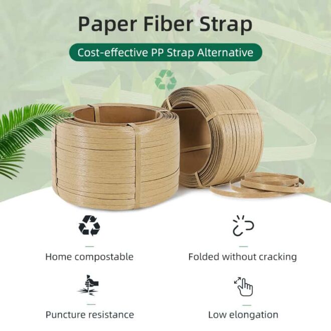 PaperEZ® Strap Paper Fiber Strapping - Image 2