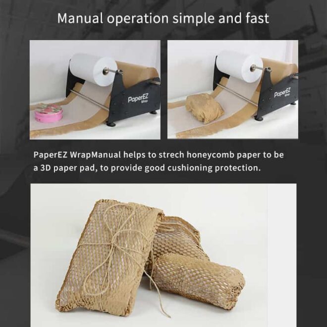 PaperEZ® WrapManual Honeycomb Paper Dispenser - Image 7