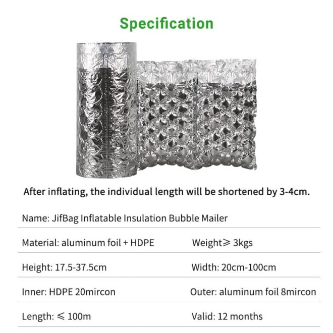 JifBag® Inflatable Insulation Bubble Mailer - Image 8
