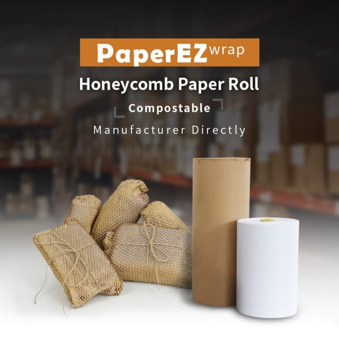 Honeycomb Paper Wrapping Roll - Image 3